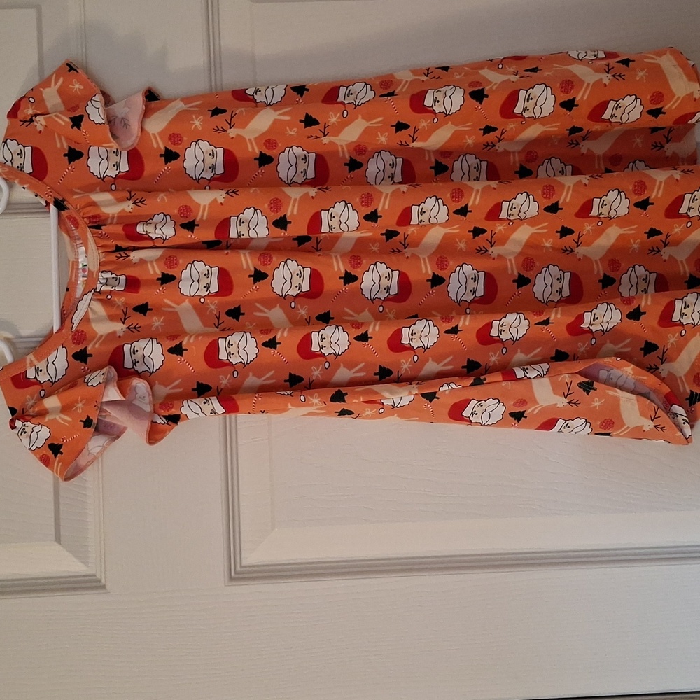 Dot Dot Smile Nwot Orange Holiday Dress